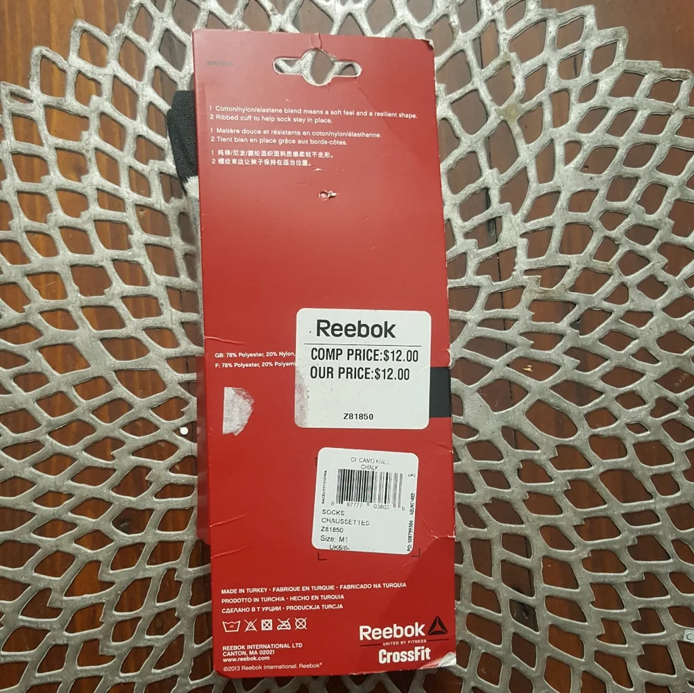 Reebok‎ Crossfit socks NWT
